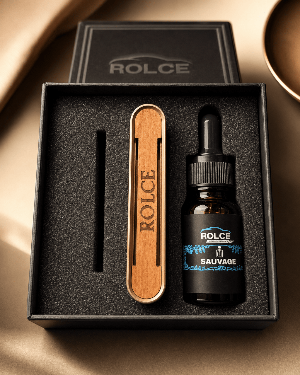 Bois Rosé — Diffuseur De Parfums De Luxe Pour Voiture - ROLCE LUXURY FRAGRANCE