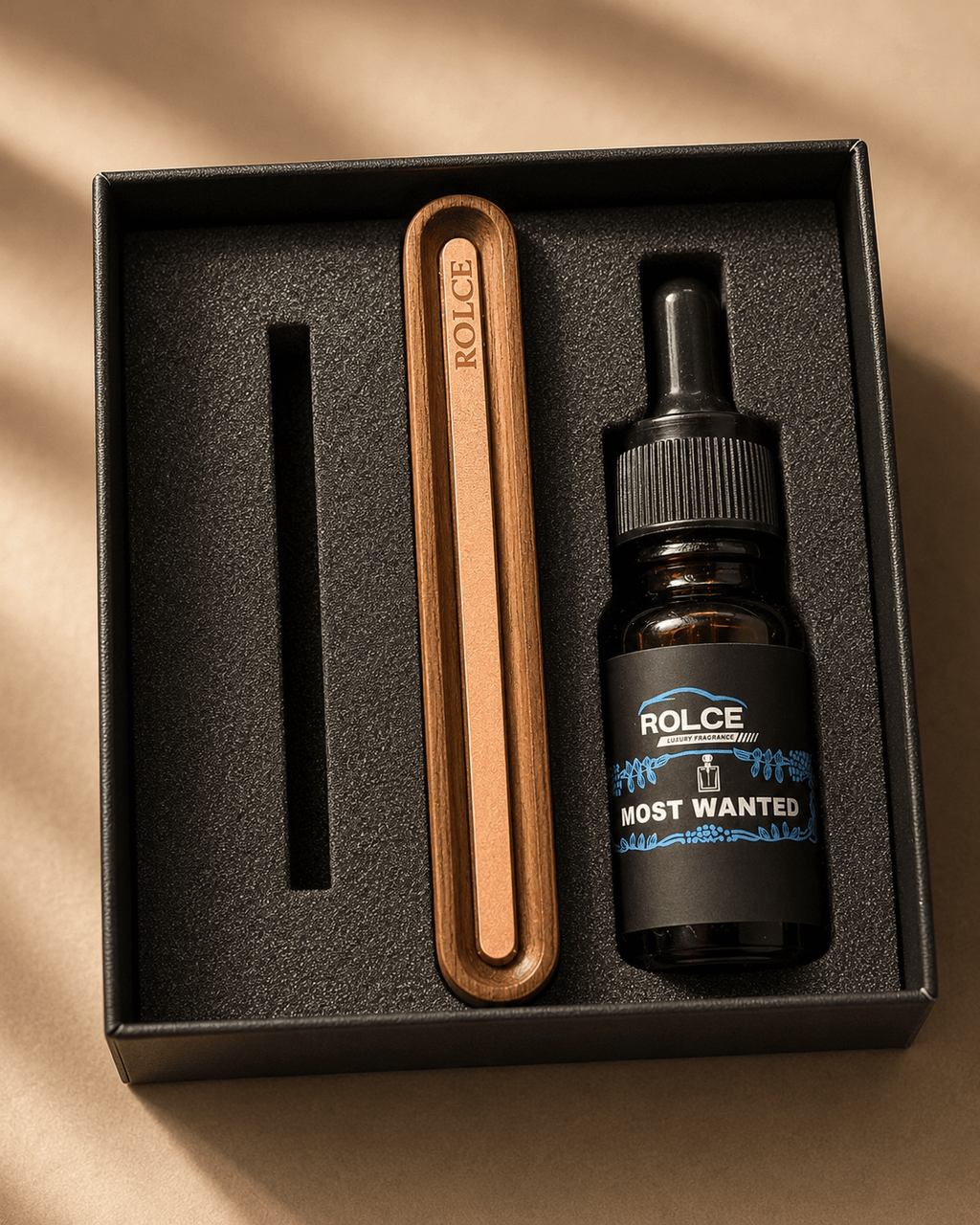 Bois Élégant — Diffuseur De Parfums De Luxe Pour Voiture - ROLCE LUXURY FRAGRANCE