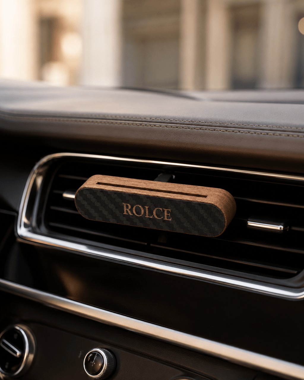 Bois Carbone — Diffuseur De Parfums De Luxe Pour Voiture - ROLCE LUXURY FRAGRANCE