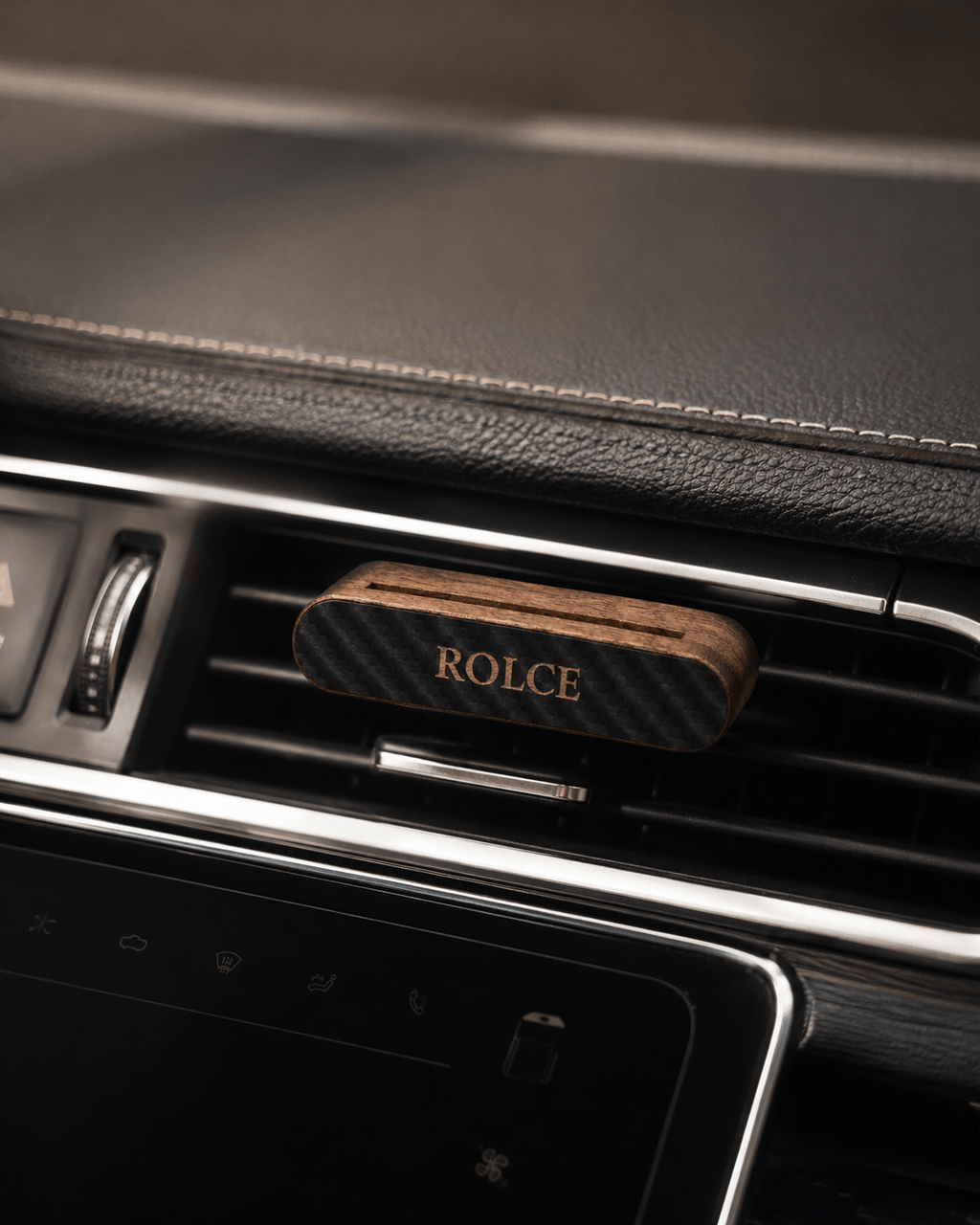 Bois Carbone — Diffuseur De Parfums De Luxe Pour Voiture - ROLCE LUXURY FRAGRANCE