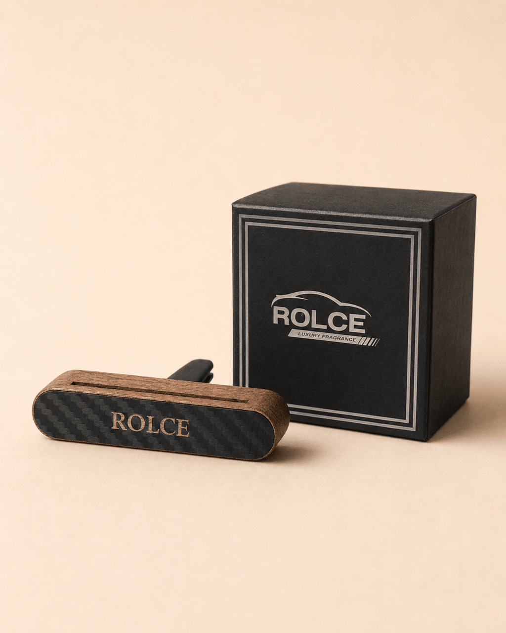 Bois Carbone — Diffuseur De Parfums De Luxe Pour Voiture - ROLCE LUXURY FRAGRANCE
