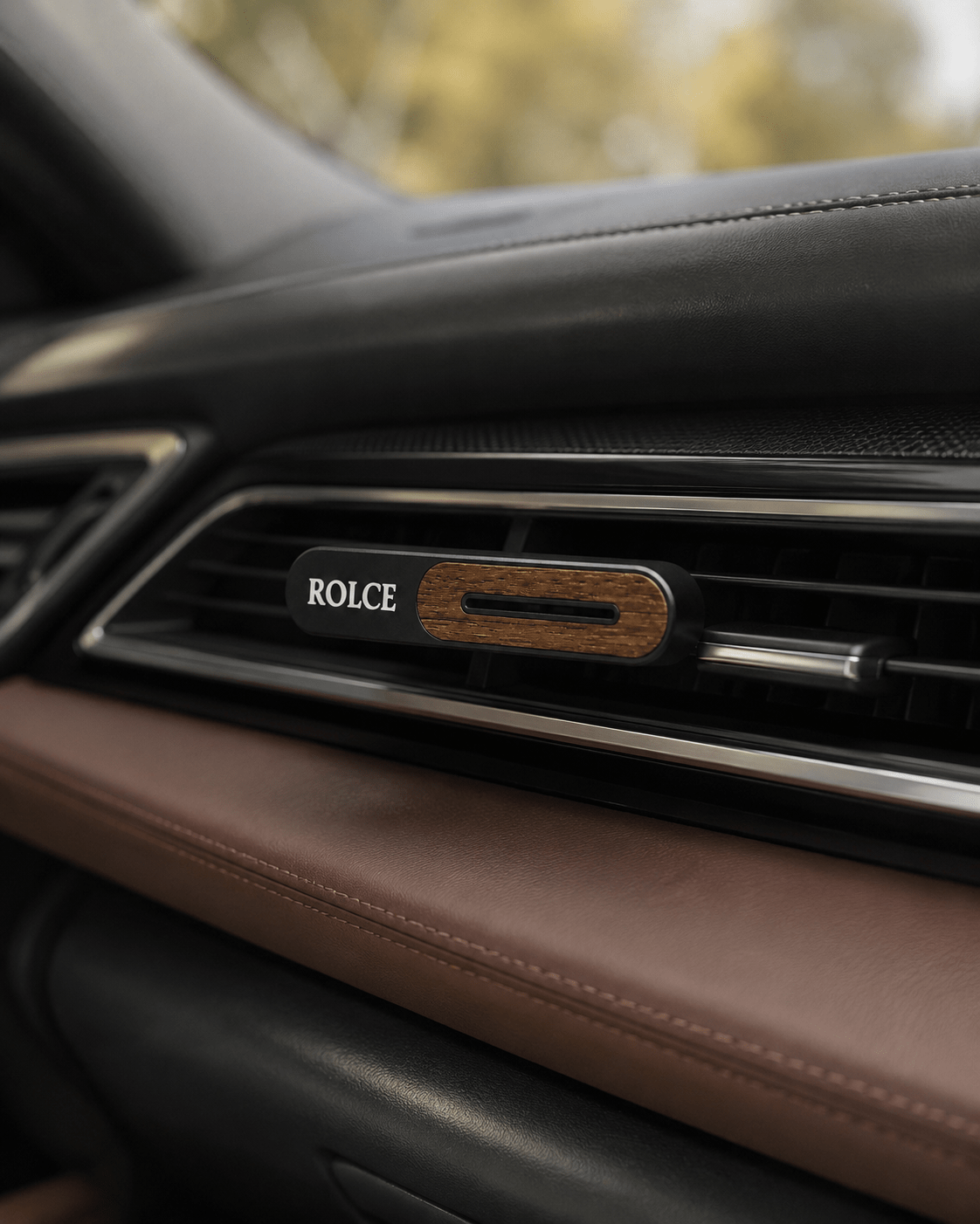 Bois Métal — Diffuseur de parfums de luxe pour Voiture - ROLCE LUXURY FRAGRANCE